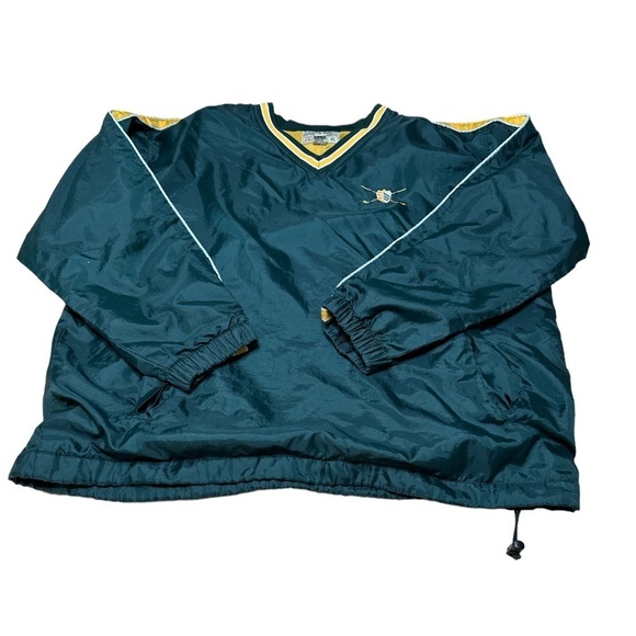 Steve & Barry's Other - Steve and Barry’s green and yellow windbreaker men’s XL pullover jacket